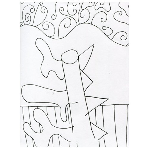 Sinuous Land Scape zazzle_postcard