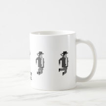 sionco jumping noir detective mug.