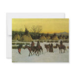 Sioux Camp at Wounded Knee by John Hauser Personalized Announcement