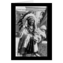 Sioux Chief Spotted Crow and Baby 1929 Cards