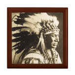 Sioux Chief White Swan Vintage Trinket Boxes