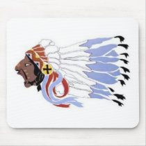 Sioux Indian Chief Mouse Pad
