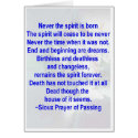 Sioux prayer of passing cards