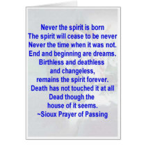 Sioux prayer of passing cards by Dream_Weaver Sioux prayer of passing cards