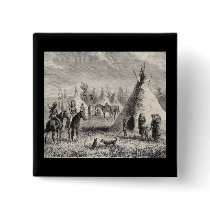 Sioux Village, circa 1876 Buttons