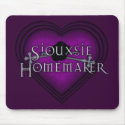 Siouxsie Homemaker Knitting (Violet) mousepads