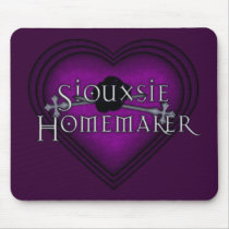 Siouxsie Homemaker Knitting (Violet) mousepads