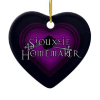 Siouxsie Homemaker Purple Knitting Christmas Tree Ornaments