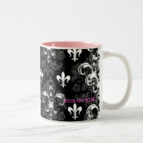 Sip in Style - Fleur-De-Mask mugs by JessicaFoxx Sip in Style - Fleur-De-Mask mugs