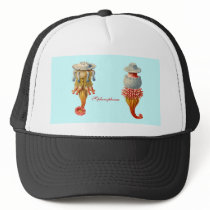 Siphonophorae  - Jellyfish Cap Mesh Hat