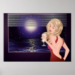 Sipping in the Moonlight Away - Poster