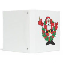 Sipping Santa binders