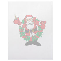 Sipping Santa letterhead