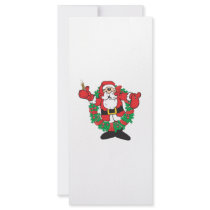Sipping Santa rack cards