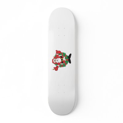 Sipping Santa Skateboard by stootze