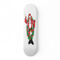 Sipping Santa skateboards by stootze Sipping Santa skateboards