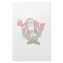 Sipping Santa stationery by stootze Sipping Santa stationery