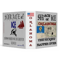 SIR ACE of ICE: SICKEST RAPPER EVER 3 Ring Binder