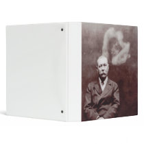 Sir Arthur Conan Doyle with Ghost by Ada Deane Vinyl Binder
