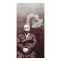 Sir Arthur Conan Doyle with Ghost by Ada Deane Photo Card Template