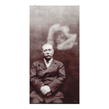 Sir Arthur Conan Doyle with Ghost by Ada Deane Photo Card Template