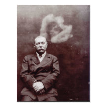 Sir Arthur Conan Doyle with Ghost by Ada Deane Post Card