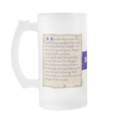 Sir Dinadan mug by Nightmareartist