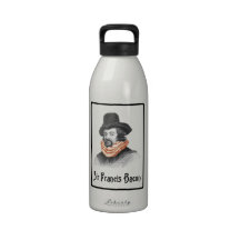 Sir Francis Bacon Joke Water Bottles