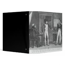 Sir Hudson Lowe comming in the study of Napoleon Binder