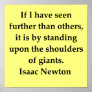 sir isaac newton quote print