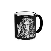 Sir Isaac Newton Science Rocks Mugs mugs
