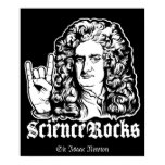 Sir Isaac Newton Science Rocks Posters