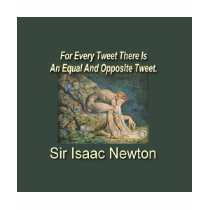 Sir Isaac Newton's Laws Of Twittering t-shirts by mrmorphic Sir Isaac Newton's Laws Of Twittering t-shirts