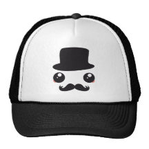 Sir Kawaii Moustache Holmes Hat