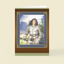 Sir Lancelot greeting card cards