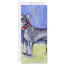Sir Schnauzer stands Rack Cards