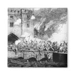Sir Thomas Wyatt  Attacking the Byward Tower Fridge Magnet