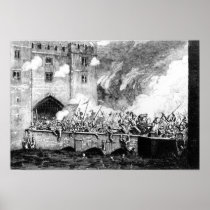 Sir Thomas Wyatt  Attacking the Byward Tower Poster