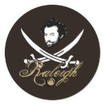 Sir Walter Raleigh Pirate Insignia stickers