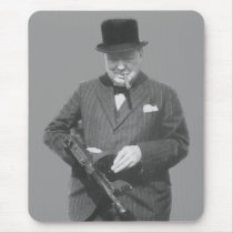 Sir Winston Churchill Mousepads
