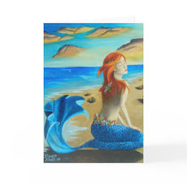Siren - Blank Greeting Card