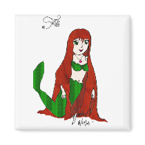 Siren Refrigerator Magnets