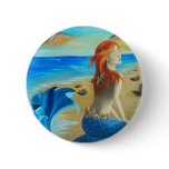 Siren - mermaid buttons