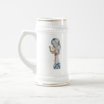 Siren Skull Mermaid Surreal Stein Mug mugs