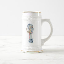 Siren Skull Mermaid Surreal Stein Mug mugs
