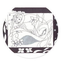 Siren stickers by BeMusedArt Siren stickers
