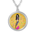 •sirena ●°ღSparkling Necklaceღ°● plateado plata• Colgante