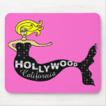 Sirena de Hollywood (rosa) Alfombrilla De Ratón