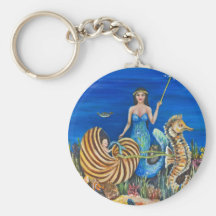 Sirena de la hada madrina llaveros personalizados