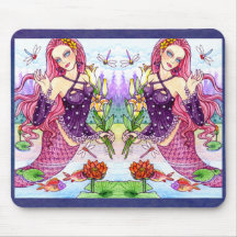 Sirena Mousepad de hadas de Ana Howard Alfombrilla De Raton